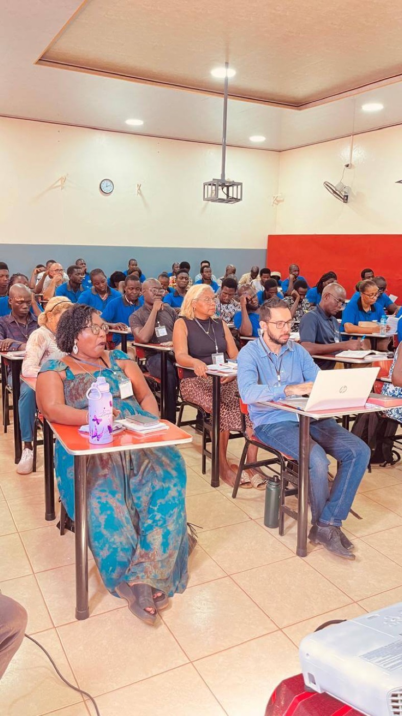 Training room during Encontro Fiel Bissau in Guinea-Bissau